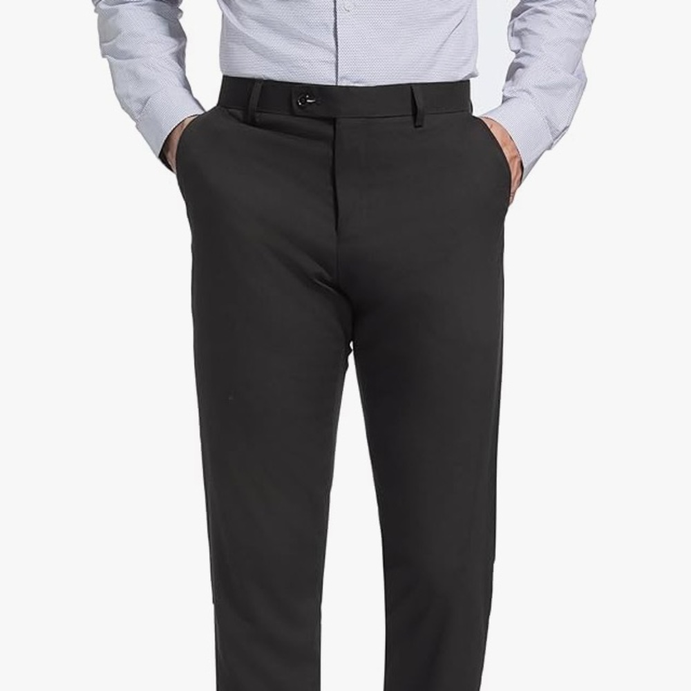 Geoffrey Beene Men's Black Dress Pants | 36